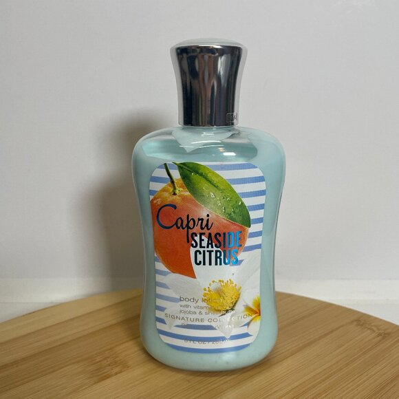 Bath & Body Works Capri Seaside Citrus Body Lotion 8 oz Shea Jojoba Butter - Picture 1 of 4